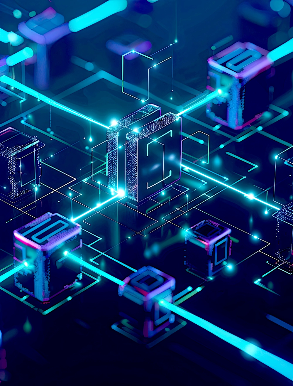 Image of connections between data